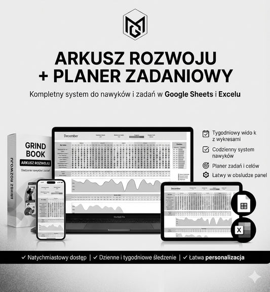 Arkusz rozwoju + planer zadaniowy
